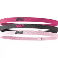 Ozdoby do włosów - NIKE Opaska na głowę - 9318-119 męskie sportowe opaski na głowę 658 Spark/Gridiron/różowa glazura jeden rozmiar - miniaturka - grafika 1