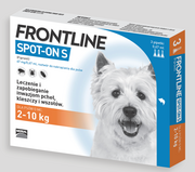 Artykuły przeciw pasożytom - Frontline Frontline Spot On Pies S 2-10 kg dla psów s 3x0,67 ml x2 + Chusta gratis! 55553-uniw - miniaturka - grafika 1