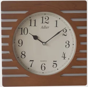 Zegar ścienny drewniany kwarcowy Adler 21174 - Zegary - miniaturka - grafika 1