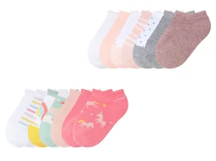 lupilu® Stopki dziecięce z biobawełny, 7 par - Skarpetki dla dzieci - miniaturka - grafika 1