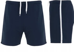 Krótkie Spodenki Sportowe Męskie KIESZENIE NA SUWAK Roly 0418 GRANAT L - Spodenki męskie - miniaturka - grafika 1