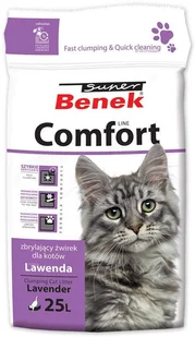 Super Benek Zbrylający żwirek dla kota o zapachu lawendy 10 l - Żwirek dla kotów - miniaturka - grafika 1