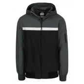 Odzież taktyczna i umundurowanie - PITBULL KURTKA przejściowa z kapturem 2 Color Longwood '25 - Czarny / Grey Green - miniaturka - grafika 1