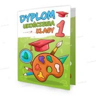 Szkolne artykuły papiernicze - LearnHow Dyplom składany A4 ukończenia 1 klasy - Farbki 5 szt. - miniaturka - grafika 1