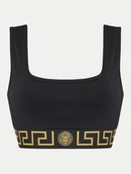 Bielizna sportowa damska - Versace Biustonosz top 1013323 1A10011 Czarny - miniaturka - grafika 1