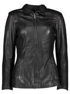 Kurtki damskie - 7eleven Skórzana kurtka w kolorze czarnym - miniaturka - grafika 1