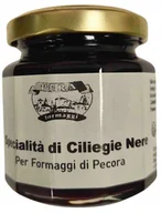 Konfitury, marmolady, powidła - Konfitura z wiśni do sera premium Specialita di Ciliegie Nere 125g włoska - miniaturka - grafika 1