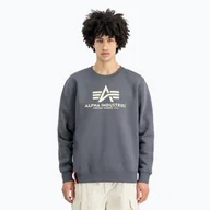 Bluzy męskie - Bluza męska Alpha Industries Basic greyblack - miniaturka - grafika 1