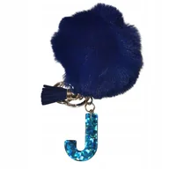 Breloki - Puszysty breloczek z literą J - hit sezonu - miniaturka - grafika 1