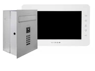 Wideodomofony - Wideodomofon Vidos z szyfratorem Vidos S14D-SKP M12W - miniaturka - grafika 1