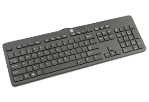 HP 803181-L31 klawiatura USB QWERTY Amerykański międzynarodowy Czarny 803181-L31 - Klawiatury - miniaturka - grafika 1