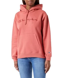 Champion Damska bluza z kapturem, Czerwony mineralny, M - Bluzy damskie - miniaturka - grafika 1