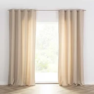 Zasłony - Dekoria pl pl Zasłona BASIC na kółkach 140x280cm piaskowy beż 1 szt. 140 cm x 280 cm 249-000 - miniaturka - grafika 1
