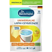 Inne artykuły czyszczące - Listki czyszczące DR BECKMANN Magic Leaves Uniwersalne Summer Lemon (20 sztuk) - miniaturka - grafika 1