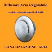 Kratki wentylacyjne - Kratka nawiewna, regulowany nawiewnik-100 mm - miniaturka - grafika 1