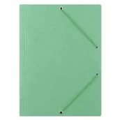 Teczki i skoroszyty - Teczka A4 z gumką Jasnozielona (10szt) - Donau - miniaturka - grafika 1