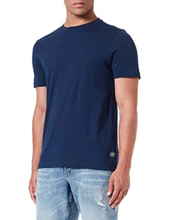 Som Damska koszulka bawełniana D317728, granatowa, XXL (DE) - Koszulki i topy damskie - miniaturka - grafika 1