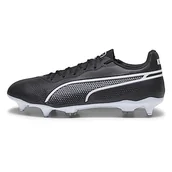 Piłka nożna - PUMA Unisex King Pro Mxsg Buty piłkarskie, Czarna puma, biała puma, 43 EU - miniaturka - grafika 1