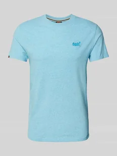 T-shirt z wyhaftowanym logo - Koszulki męskie - miniaturka - grafika 1