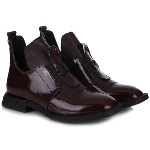 Botki damskie Bombonella 10T 049.2024 S.A BORDORGN T R.40 - Botki damskie - miniaturka - grafika 1