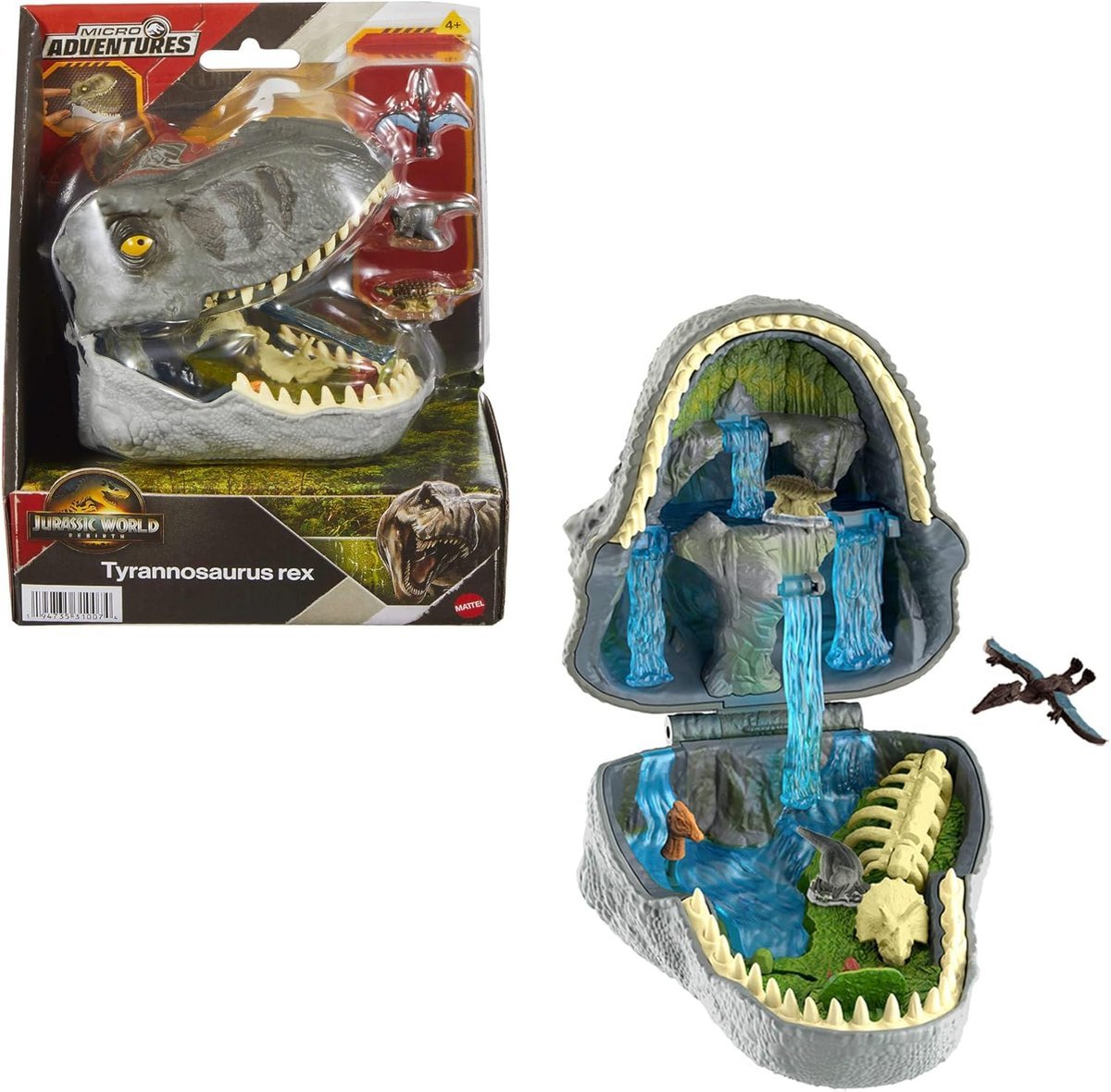 JURASSIC WORLD - REBIRTH MICRO COMPACT - TYRANNOSAURUS REX