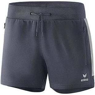 Erima Damskie szorty Squad krótkie spodenki treningowe, Slate Grey/Silver Grey, 42 - Spodenki damskie - miniaturka - grafika 1
