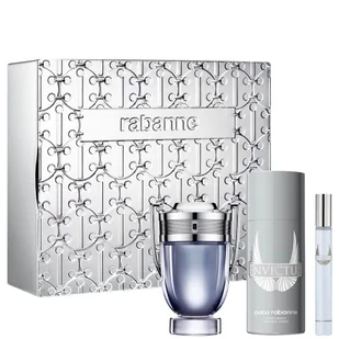 SET PACO RABANNE Invictus EDT spray 100ml + DEO spray 150ml + MINIATURA EDT spray 10ml - Zestawy kosmetyków damskich - miniaturka - grafika 1