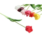 Sztuczne kwiaty - Kwiat sztuczny tulipan 40 cm mix kolorów - miniaturka - grafika 1