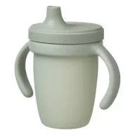 Kubki dla dzieci - B.Box Silikonowy kubek z ustnikiem, szałwiowy 240 ml - miniaturka - grafika 1
