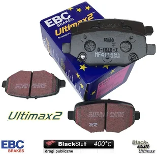 Tylne klocki hamulcowe do tarcz 345mm EBC Ultimax2 Ford Taurus 2013- - Klocki hamulcowe - miniaturka - grafika 2