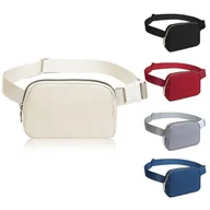 Plecaki - Miss Lulu Hobo Torba na ramię dla kobiet i mężczyzn - Unisex Damen Chic Sportowa torba Bananowa - lekka, składana, regulowany pasek, idealna torba na Walentynki Crossbosy, Beżowy, Współczesne - miniaturka - grafika 1