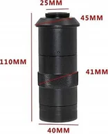 Mikroskopy i lupy - Mikroskop Rosfix OBIEKTYW SOCZEWKA OPTYKA MIKROSKOP CYFROWY 100X C-MOUNT 25MM ROSFIX - miniaturka - grafika 1