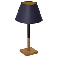 Lampy stojące - Luminex Table lamps 3753 Lampa stołowa lampka 1x60W E27 czarny/niebieski/naturalny/złoty - miniaturka - grafika 1