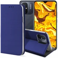 Etui i futerały do telefonów - ETUI Z KLAPKĄ DO XIAOMI REDMI 12C / 10C GRANATOWE ZAMYKANE MAGNETYCZNE CASE - miniaturka - grafika 1