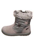 Kozaki damskie - Primigi Skórzane kozaki zimowe w kolorze szarym - miniaturka - grafika 1