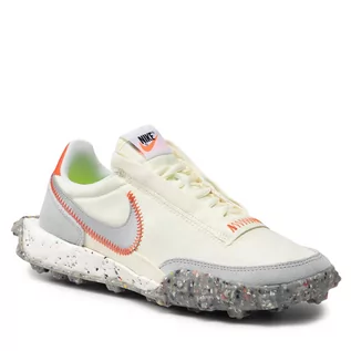 Buty sportowe damskie - Nike Buty Waffle Racer Crater CT1983 105 Coconut Milk/Metallic Silver - grafika 1