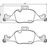 Klocki hamulcowe - Klocki hamulcowe - komplet BREMBO P 06 107 - miniaturka - grafika 1