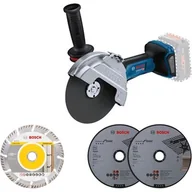 Szlifierki i polerki - Szlifierka kątowa BOSCH Professional GWS 18V-180 P (solo) (0 601 9H6 L01) - miniaturka - grafika 1