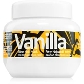 Maski do włosów - Kallos Wanilia, kremowa maska nabłyszczająca, 275 ml - miniaturka - grafika 1