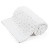 Koce i narzuty dla dzieci - Ażurowy kocyk bambusowy bianchi - miniaturka - grafika 1