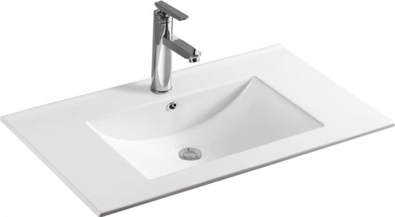 Umywalka Mexen Mexen Atena umywalka wpuszczana w blat 80 x 46 cm biała - 25018000