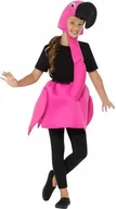 Stroje karnawałowe - SMIFFYS Kids Flamingo Costume, Children's Animal Fancy Dress, Medium Age 7-9 - miniaturka - grafika 1