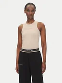 Body - EA7 Emporio Armani Body 7W000338 AF12625 U6155 Beżowy Slim Fit - miniaturka - grafika 1