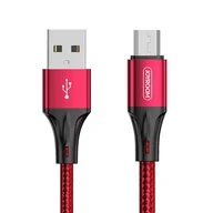 Kable USB - Joyroom kabel USB - micro USB 3 A 0,2 m czerwony (S-0230N1) - miniaturka - grafika 1