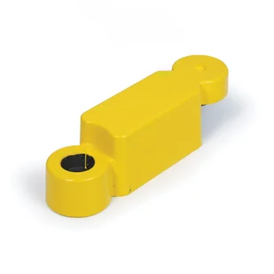 Krawężnik 580 x 160 x 158 mm, żółty - Kostki brukowe i krawężniki - miniaturka - grafika 1