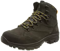 Buty trekkingowe męskie - Jack Wolfskin Męskie buty trekkingowe Rebellion Texapore Mid M, Phantom Burly Yellow Xt, 39 EU - miniaturka - grafika 1