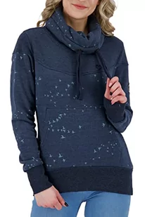 alife & kickin Sunshineak B bluza damska sweter ze stójką sweter XS-XXL, granatowy melanż, XL - Swetry damskie - miniaturka - grafika 1