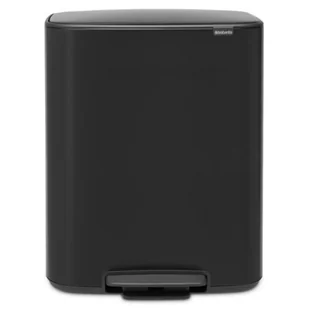 Brabantia Kosz na śmieci Bo Pedal Bin 60L czarny mat 211362 - Kosze na śmieci - miniaturka - grafika 1
