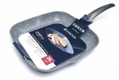 Patelnie - Patelnia grillowa Loft  z powłoką Qualum Basic Stone Edition 28 cm AMBITION - miniaturka - grafika 1