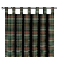 Zasłony - Dekoria Zasłona na szelkach 1 szt. zielono czerwona kratka 1szt 130 × 260 cm Bristol 310-142-69 - miniaturka - grafika 1